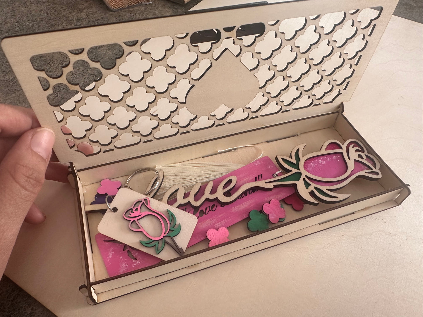 Custom Valentine’s Gift Box – Personalized and Made with Love